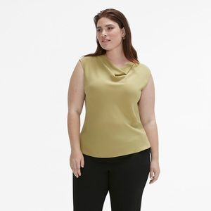 Mm lafleur Rowling top in true olive size 1x